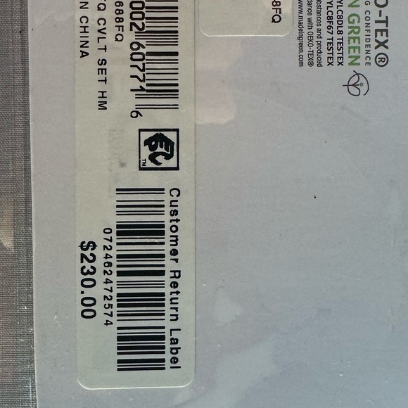 Sky Full/Queen Tufted Quilted Coverlet and Sham Set - Exclusive NWT - Picture 5 of 5